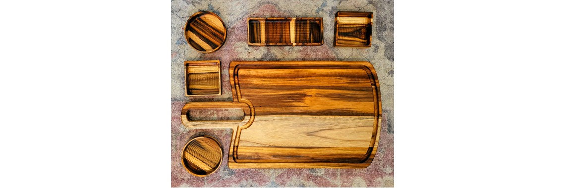 Unique Teak Cutting/Charcuterie Board