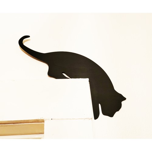 Pouncing Cat Door Frame Decorations